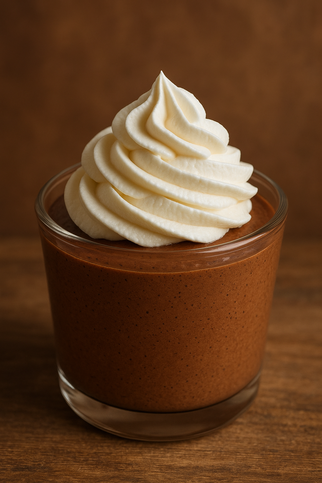 Mousse de Chocolate com Chantilly